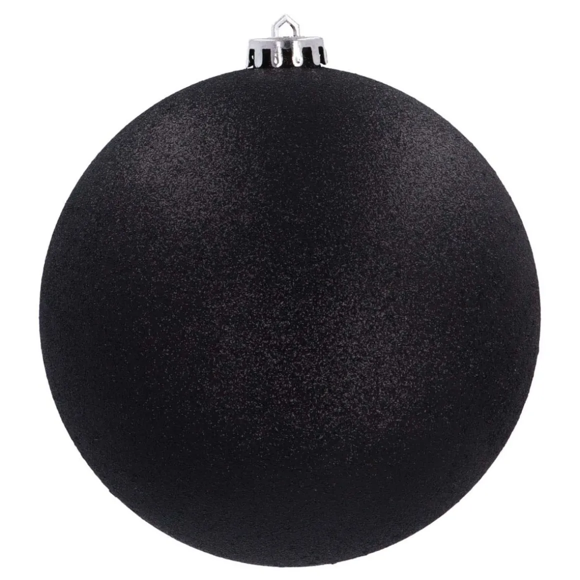 Shatterproof XL Christmas Bauble Black 15 Cm