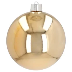 Shatterproof XXXL Christmas Bauble 25cm Shiny Gold