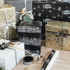 Silver Decorative Ribbon On A Roll