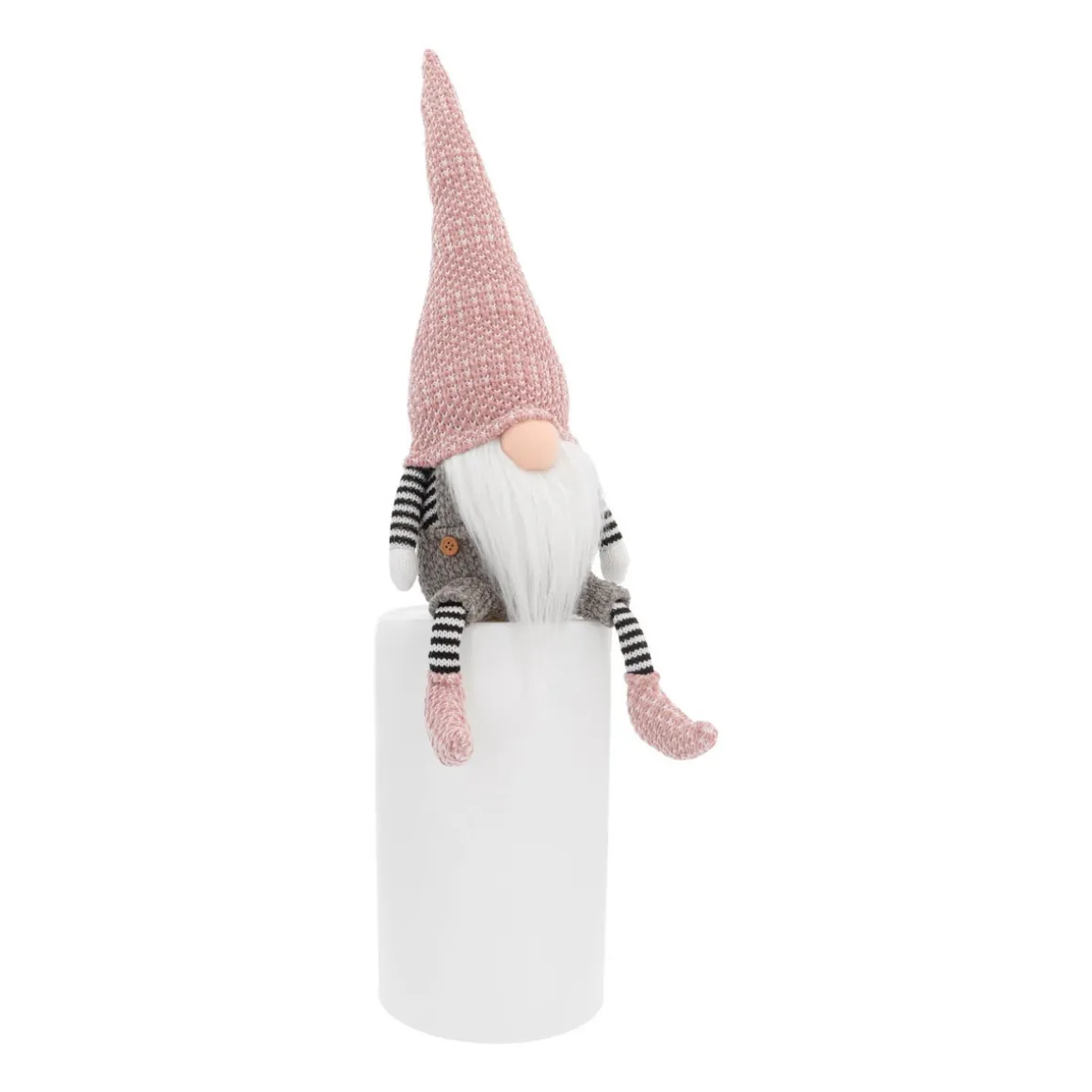 Sitting Gonk | Pink Grey | 45 Cm