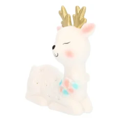 Sleepy Reindeer Figurine 12cm LED