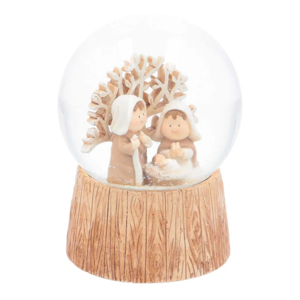 Snow Globe With Christmas Scene | Music | ⌀9cm | 15cm Tall