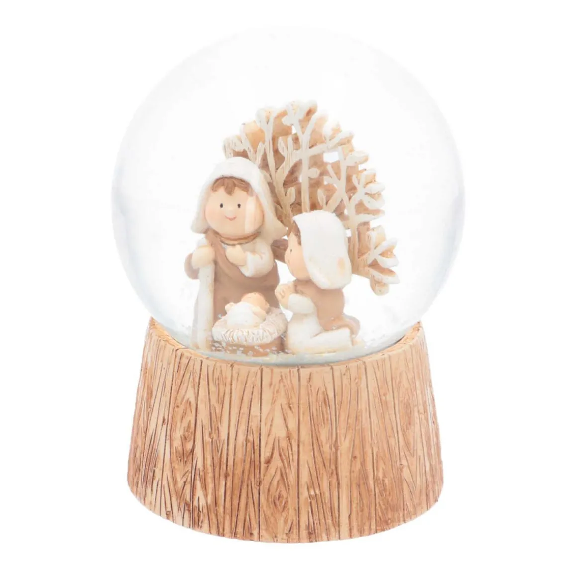 Snow Globe With Christmas Scene | Music | ⌀9cm | 15cm Tall