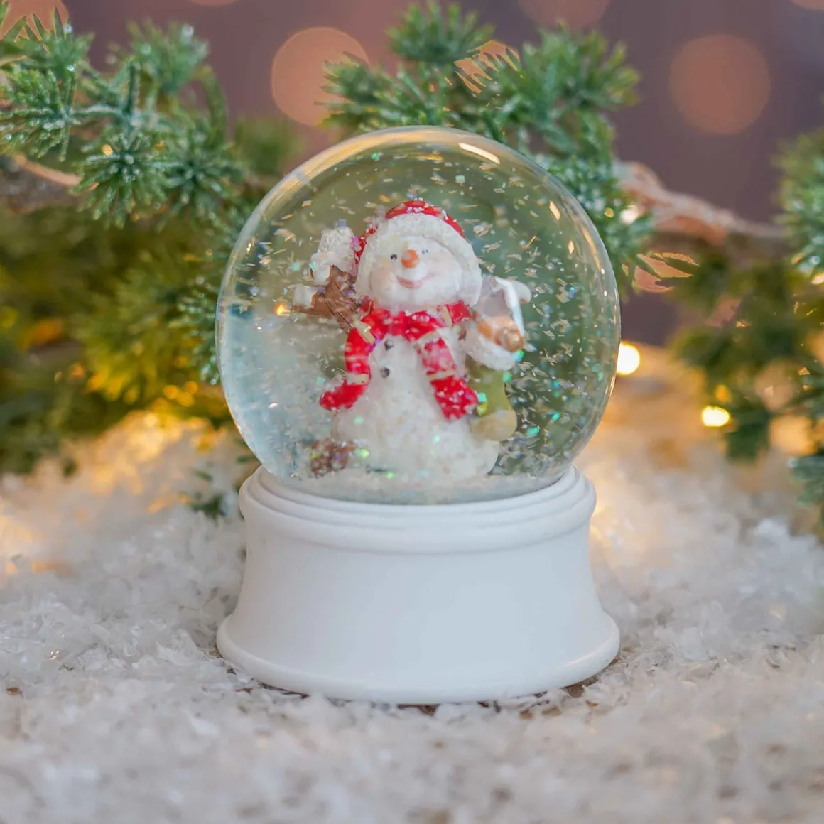 Snow Globe With Snowman | ⌀6cm | 9cm High