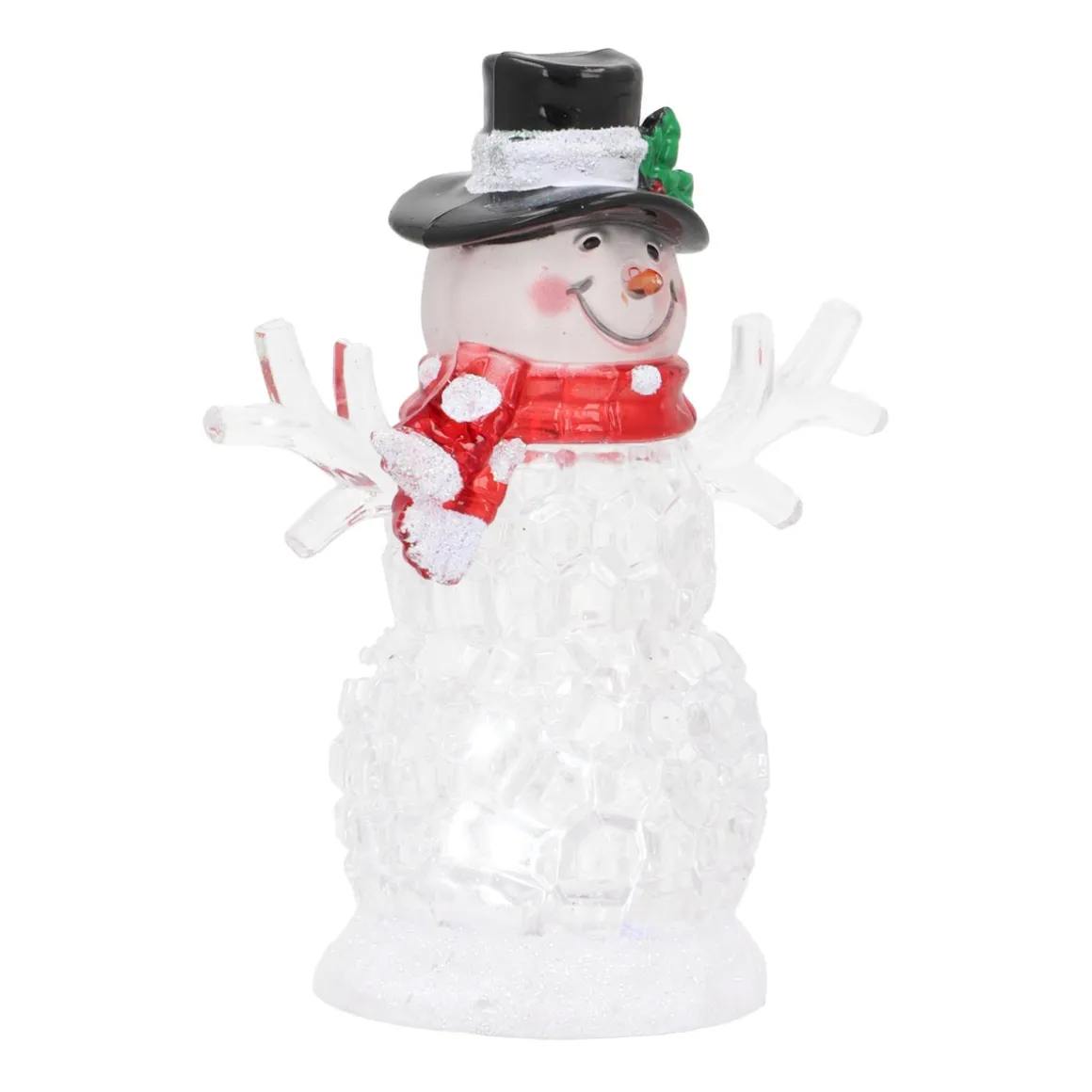 Snowman With Multicolor LED Lights
