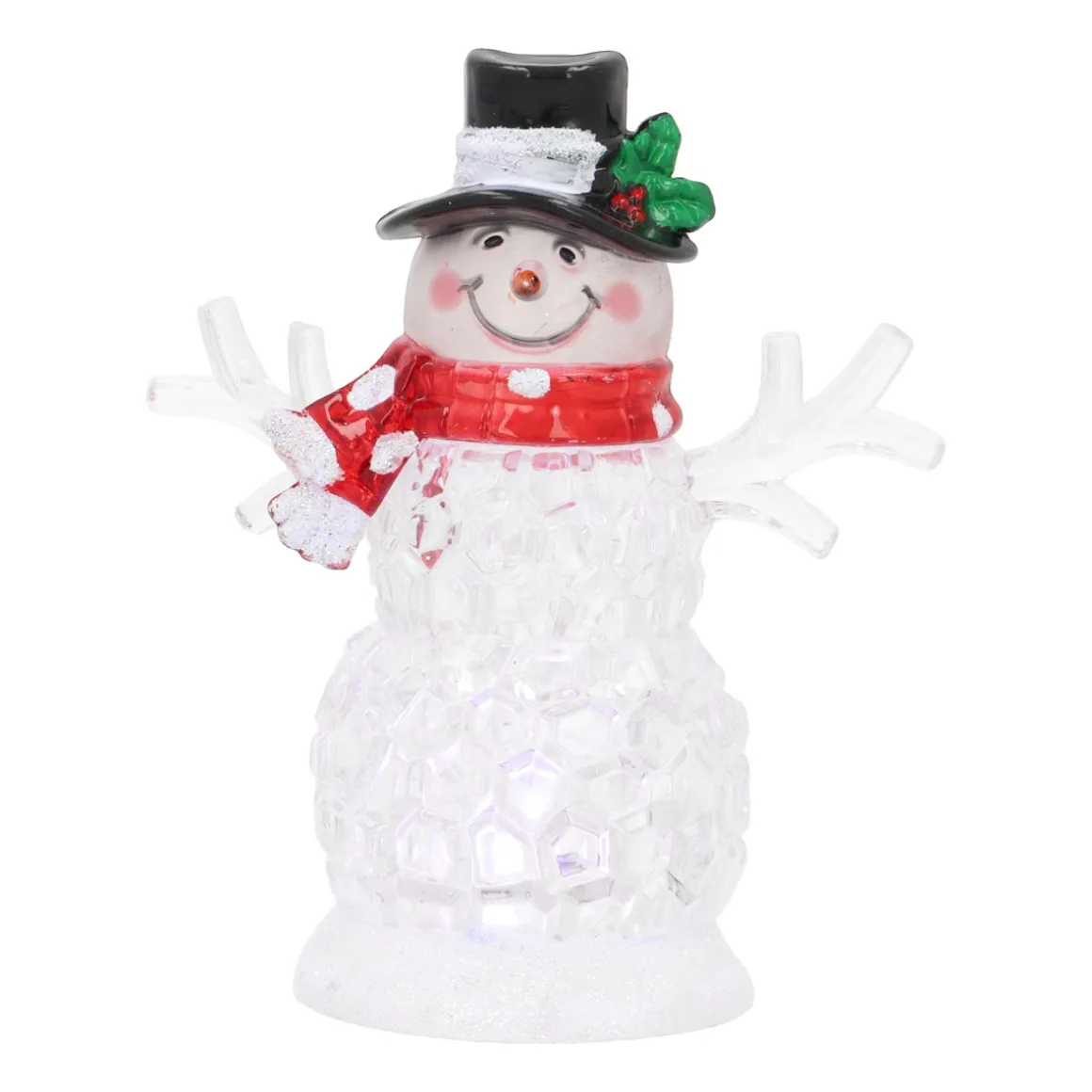 Snowman With Multicolor LED Lights
