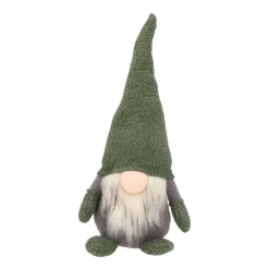 Standing Gnome | Green | Fabric | 42 Cm