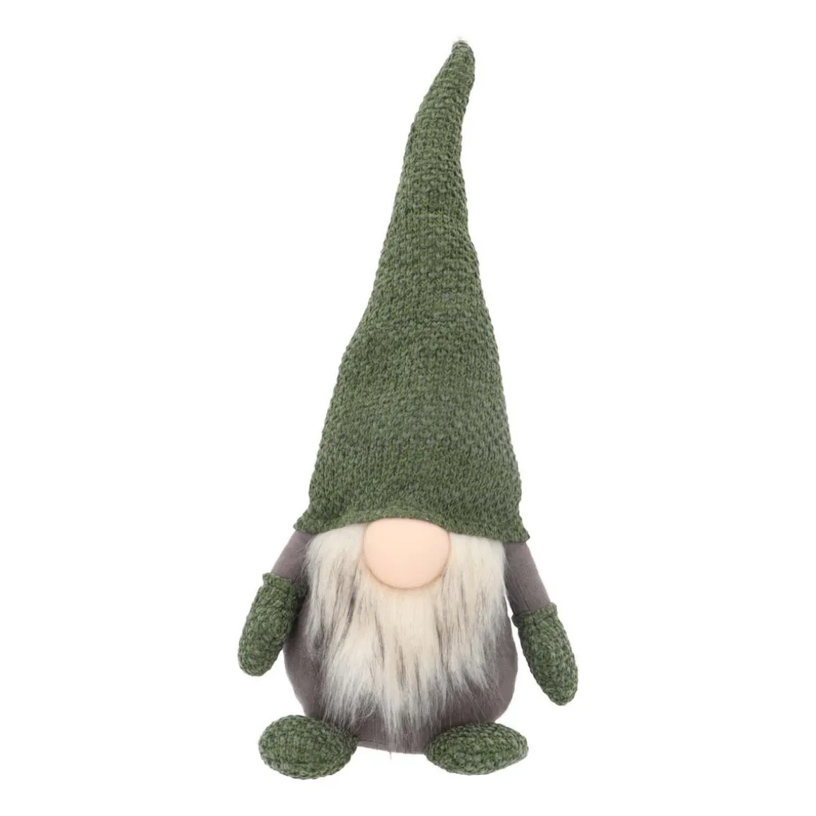 Standing Gnome | Green | Fabric | 42 Cm