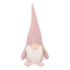 Standing Gnome | Pink | Fabric | 42 Cm