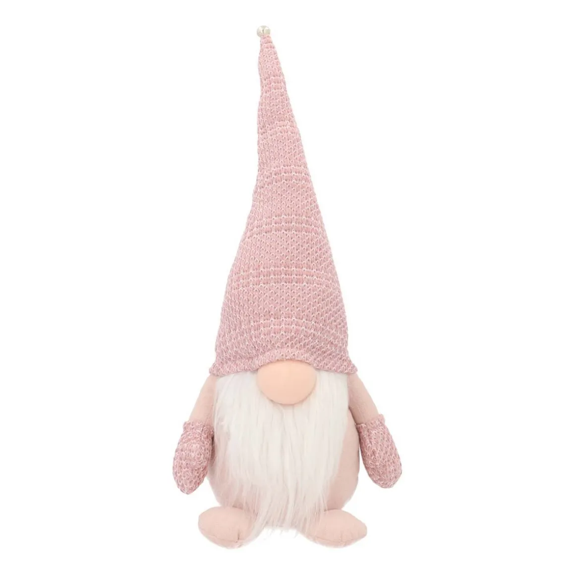 Standing Gnome | Pink | Fabric | 42 Cm