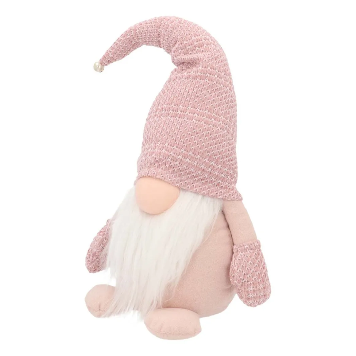 Standing Gnome | Pink | Fabric | 42 Cm