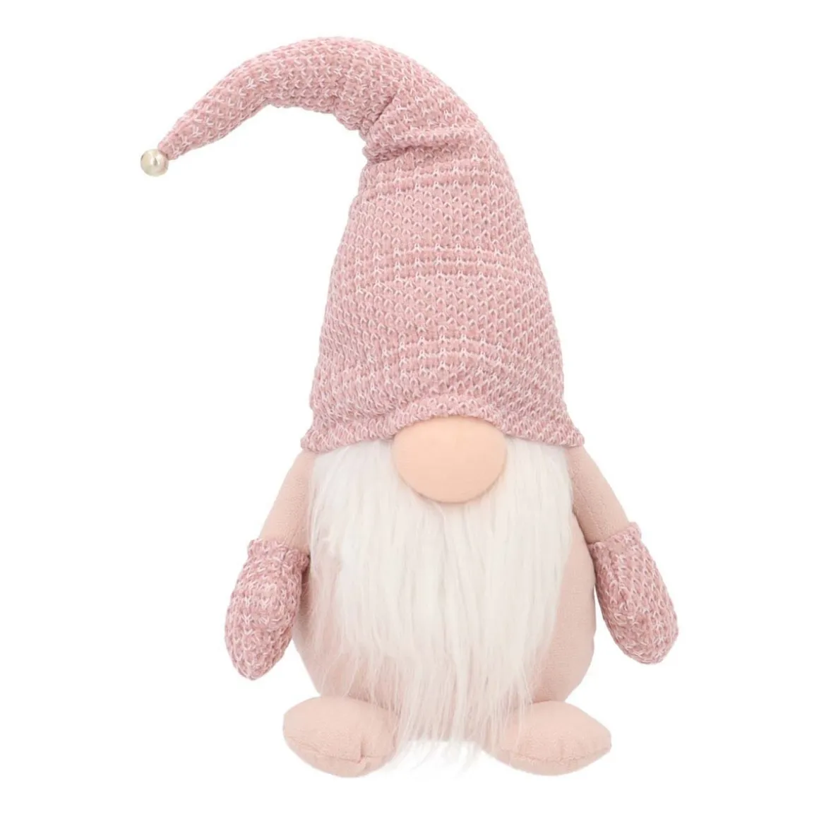 Standing Gnome | Pink | Fabric | 42 Cm