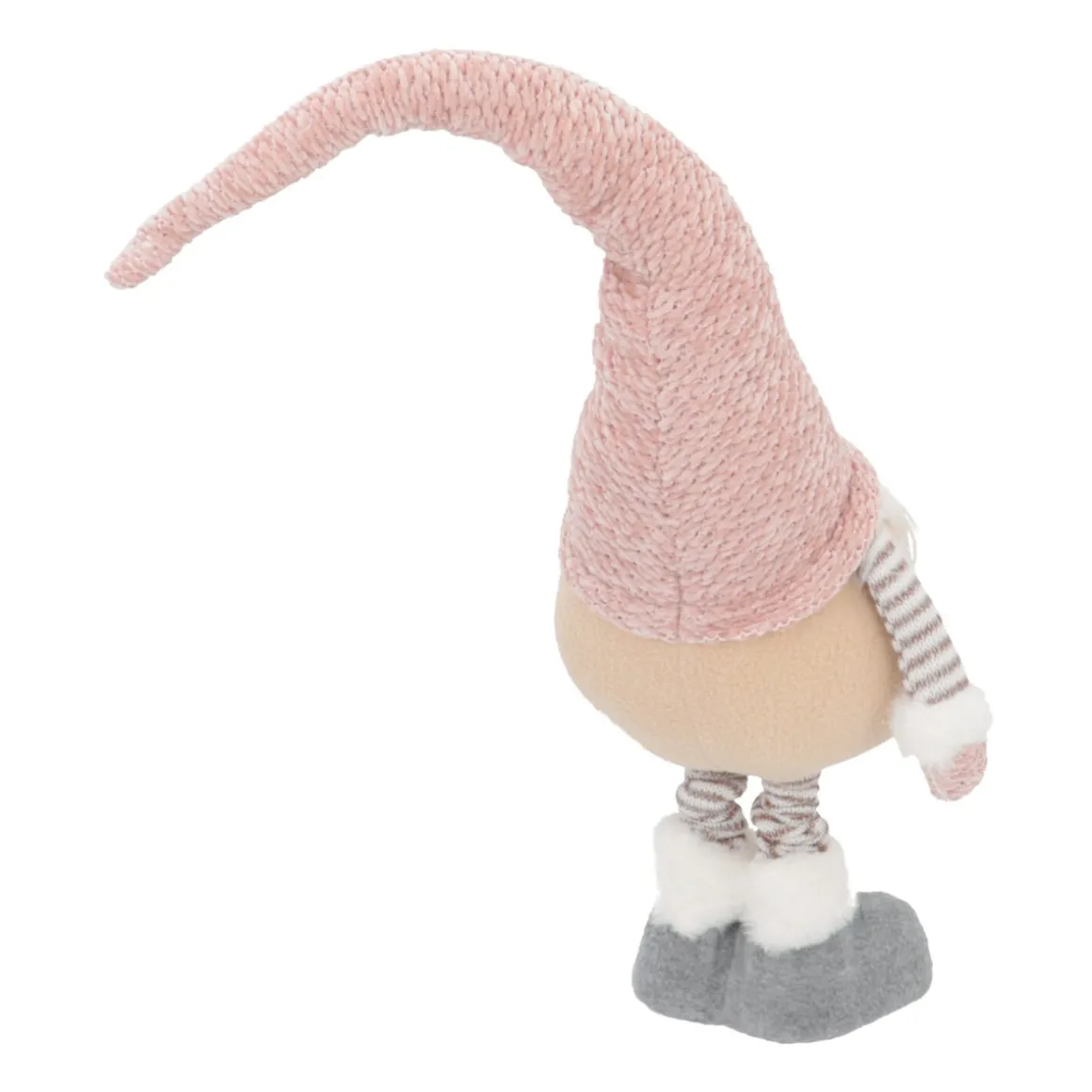 Standing Gnome With Telescopic Legs 65/85cm Pink