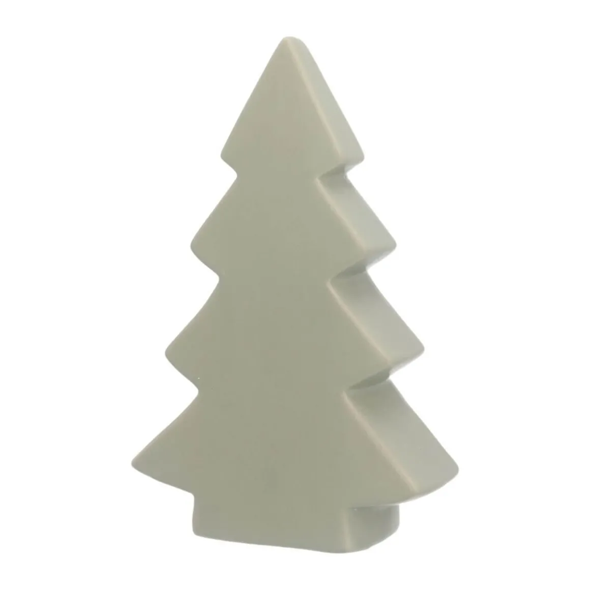 Standing Porcelain Christmas Tree | 20 Cm | Matte Green