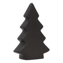 Standing Porcelain Christmas Tree | 16.5 Cm | Matte Black