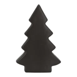 Standing Porcelain Christmas Tree | 16.5 Cm | Matte Black