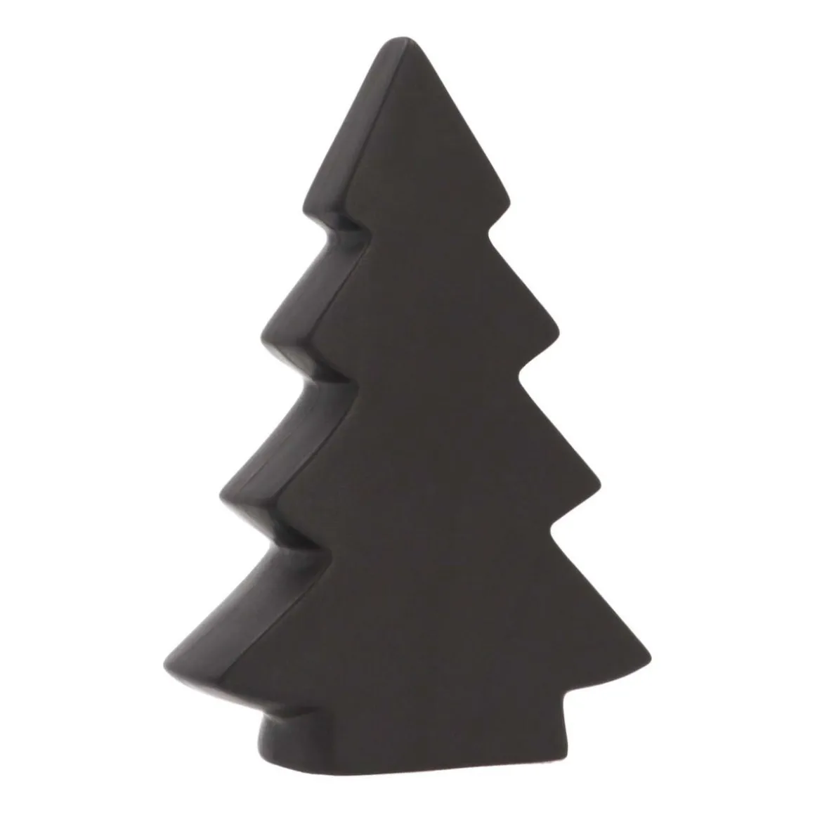 Standing Porcelain Christmas Tree | 20 Cm | Matte Black