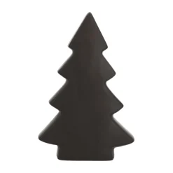 Standing Porcelain Christmas Tree | 20 Cm | Matte Black
