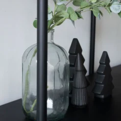 Standing Porcelain Christmas Tree | 20 Cm | Matte Black