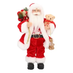 Standing Santa Claus | Red-white | 30cm/12in | Cloth