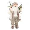 Standing Santa Claus | White-grey | 45cm/18in | Cloth