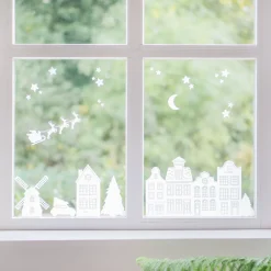 Static White Window Stickers (sheet)