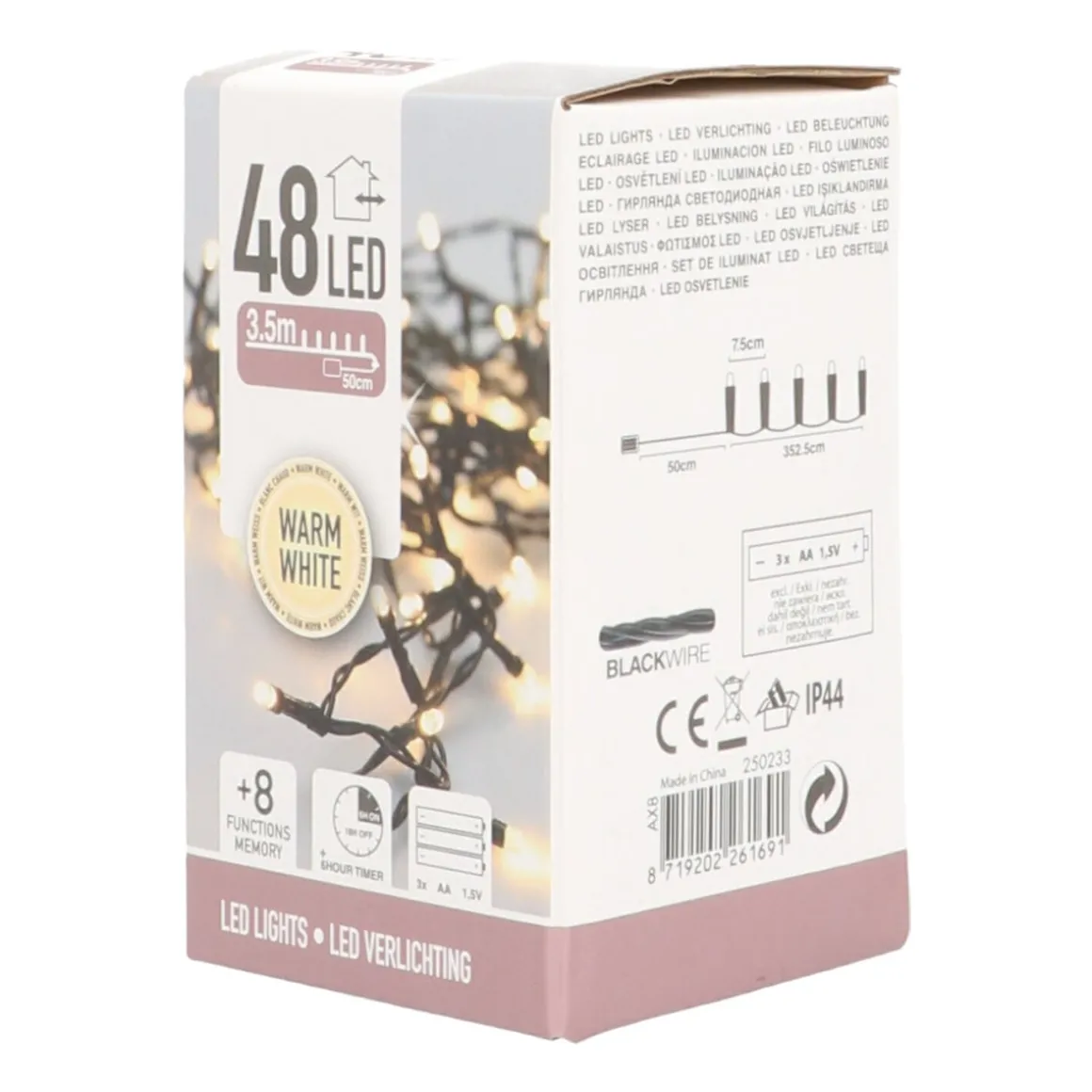 String Lights With 48 LED Bulbs