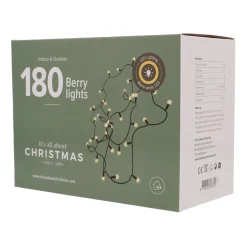 String Of Lights With 180 Warm White Berry Lights