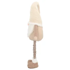 Stylish Beige Gnome With Extendable Legs