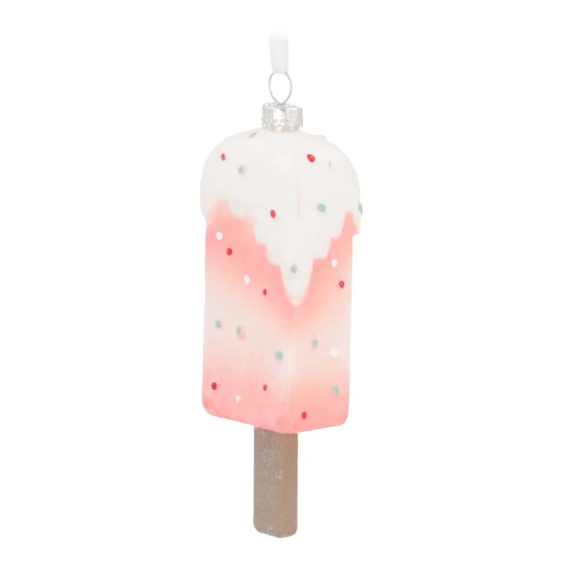 Sweet Treat Lolly Christmas Ornament | Shatterproof | Pink | 14cm