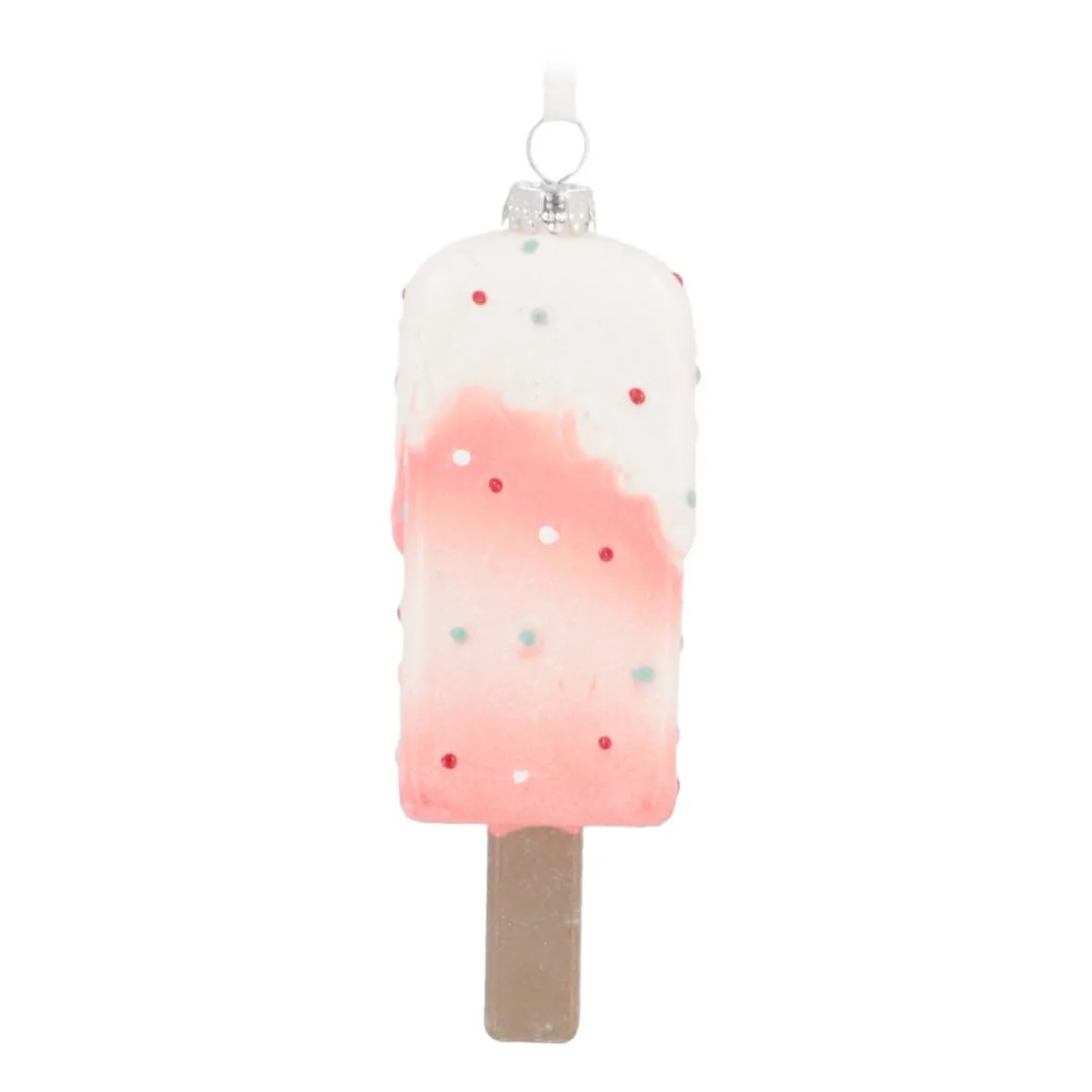 Sweet Treat Lolly Christmas Ornament | Shatterproof | Pink | 14cm