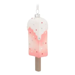 Sweet Treat Lolly Christmas Ornament | Shatterproof | Pink | 14cm