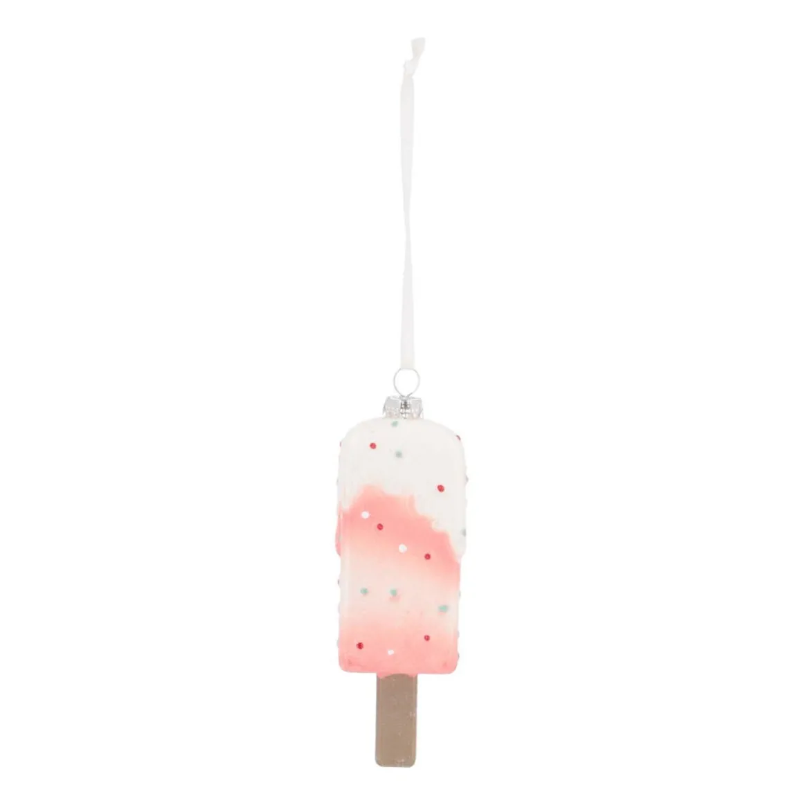 Sweet Treat Lolly Christmas Ornament | Shatterproof | Pink | 14cm