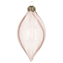 Taupe Christmas Icicle With Elegant Swirls