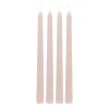 Taupe Dinner Candles Straight (set Of 4)