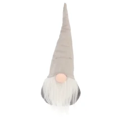 Taupe Gnome With A Long Pointy Hat