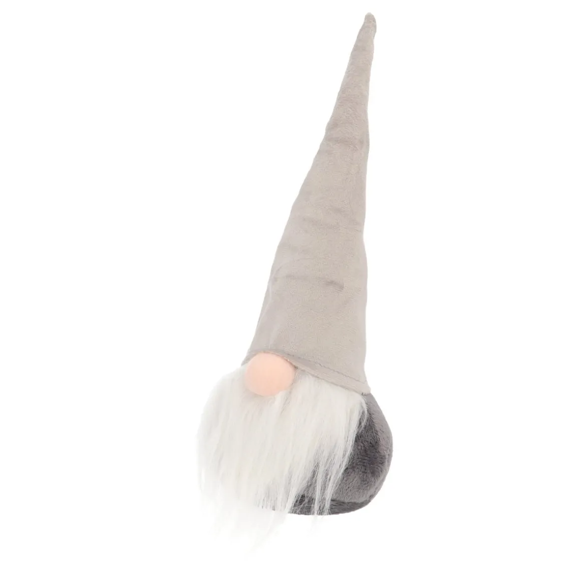 Taupe Gnome With A Long Pointy Hat