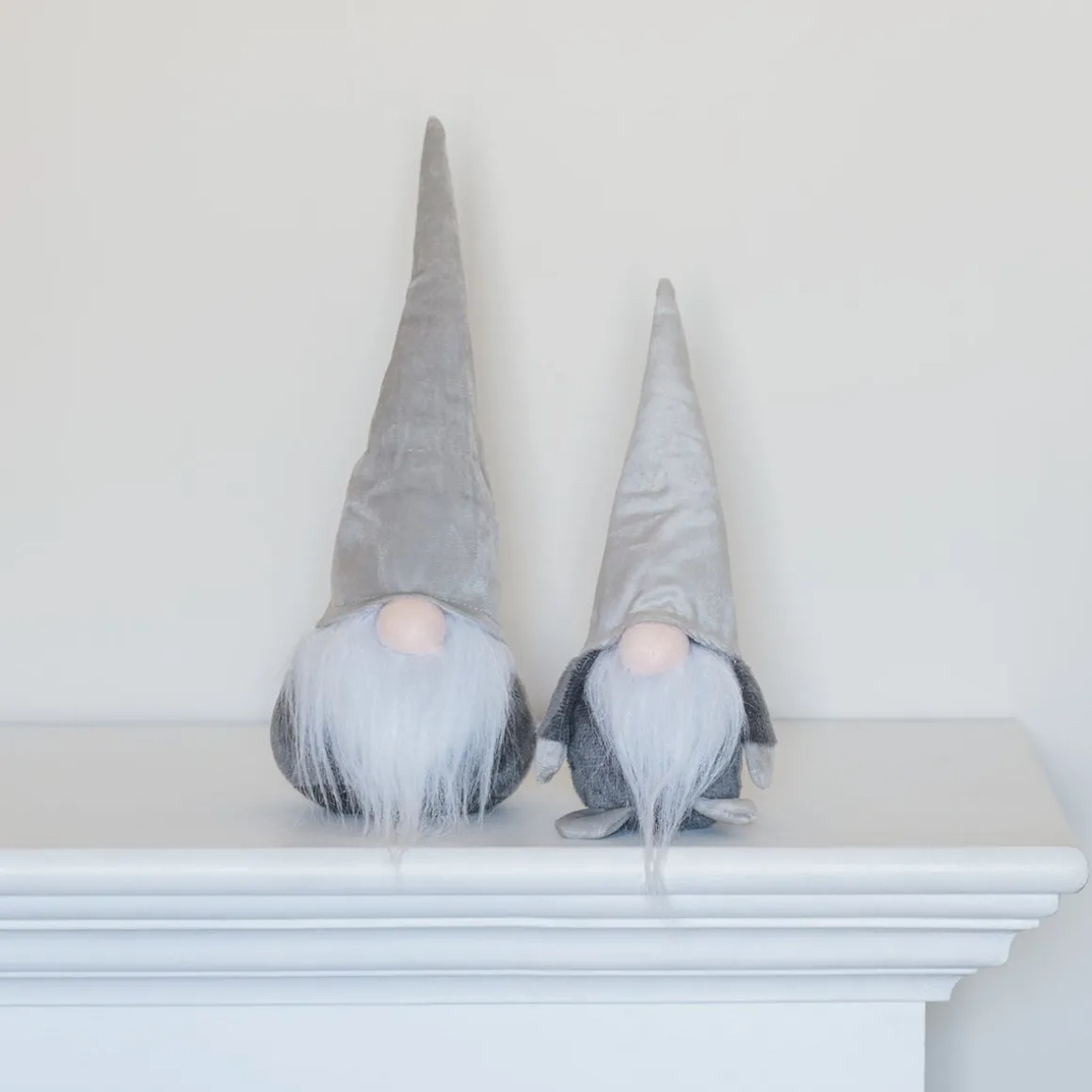 Taupe Gnome With A Long Pointy Hat