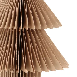 Taupe Paper Christmas Tree With Glitters