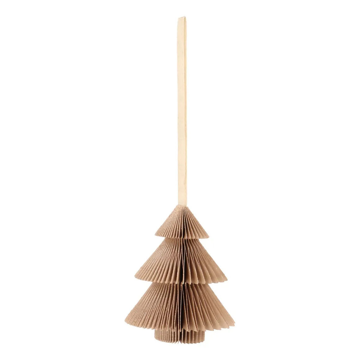Taupe Paper Christmas Tree With Glitters