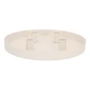 Taupe Tray With Magnetic Candle Holders