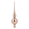 Taupe Tree Topper | Shiny | Glass | 27 Cm