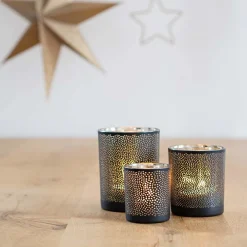 Tealight Arv 12.5cm Black