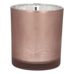 Tealight Holder Reindeer | Glass | 8cm | Taupe