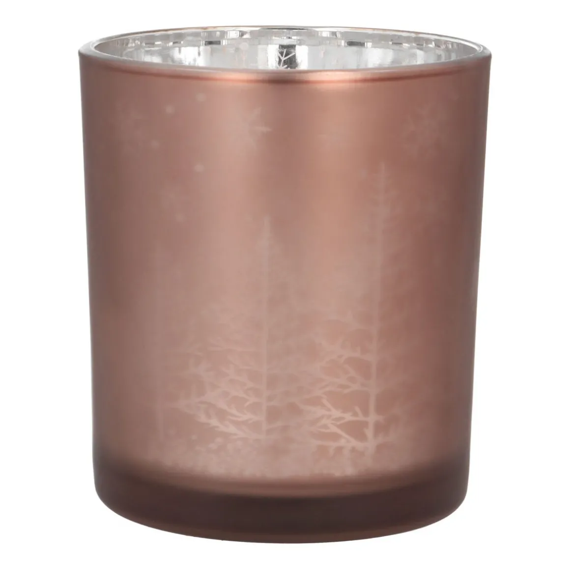 Tealight Holder Reindeer | Glass | 10cm | Taupe