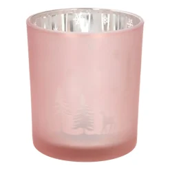 Tealight Lo 10cm Pink