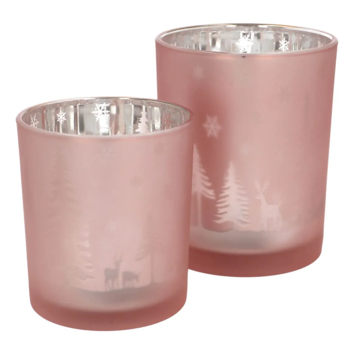 Tealight Lo 12.5cm Pink