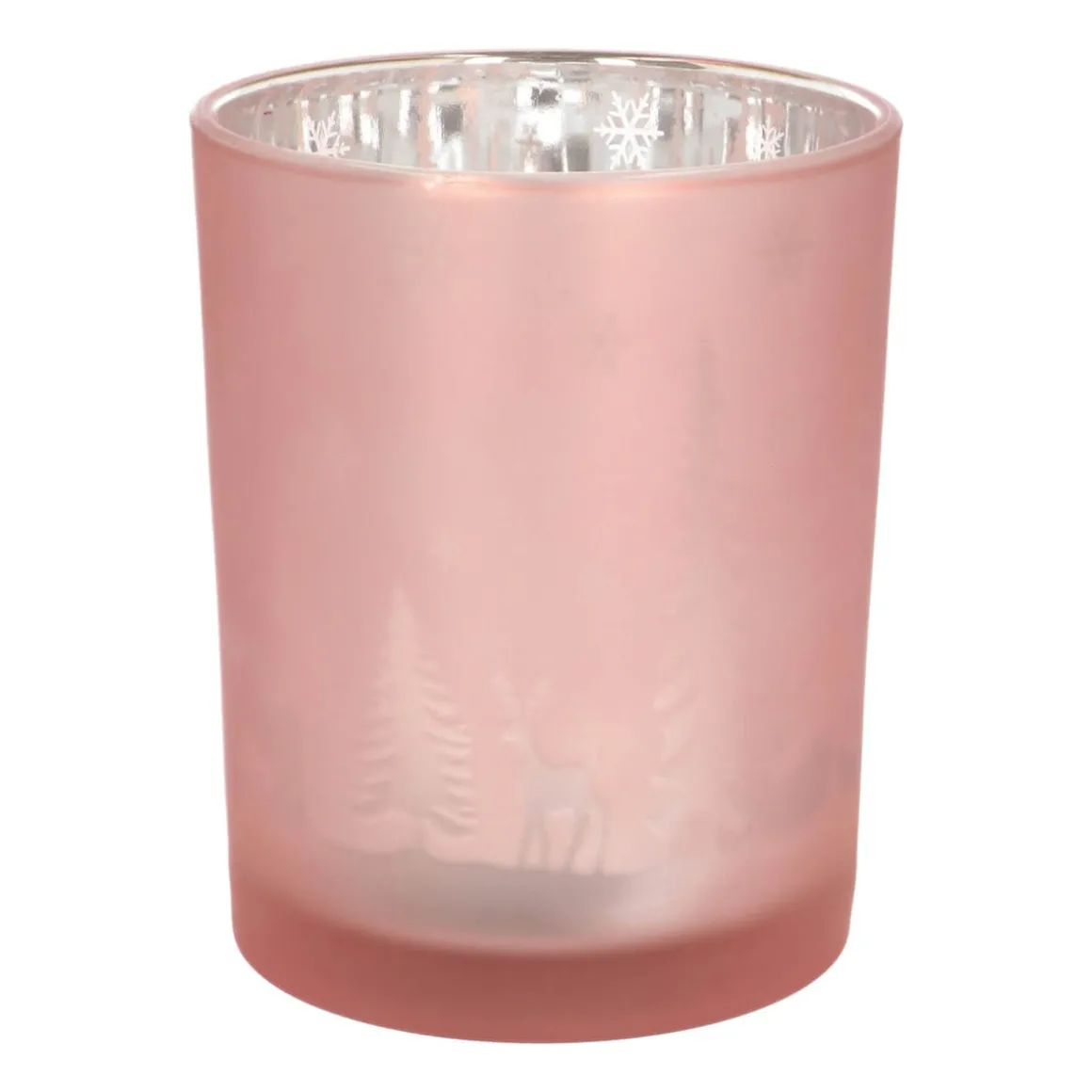 Tealight Lo 12.5cm Pink
