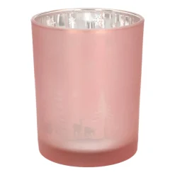 Tealight Lo 12.5cm Pink