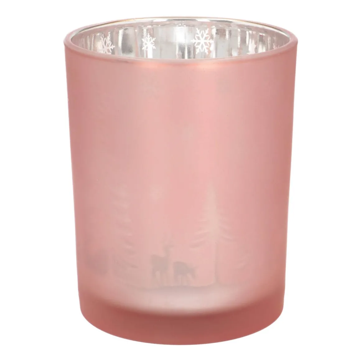 Tealight Lo 12.5cm Pink